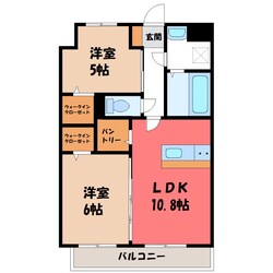 岡本駅 徒歩4分 2階の物件間取画像